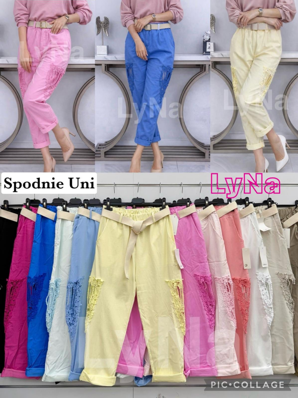 Spodnie damskie (Włoskie produkt) Roz Standard, Mix Kolor Paczka 5 szt